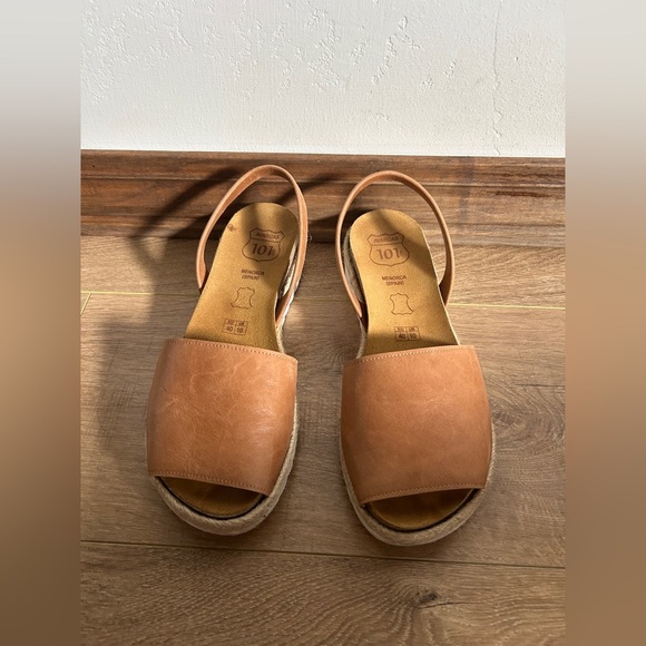 Avarcas 101 Women's Handmade Leather Wedge Sandal - Picture 1 of 8
